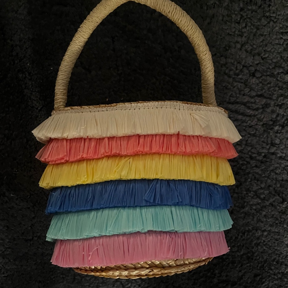 Meri Meri summer straw bag - in beautiful condition! Perfect for summer vacay!